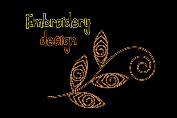 Review: Autumn Leaf Embroidery Design for Boutique Apparel