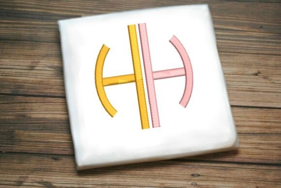 Review: Geometric Split Letter Monogram H for Boutique Sweatshirts