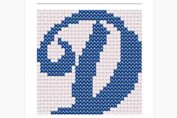 Review: Handwritten Letter D Cross Stitch for Gifts