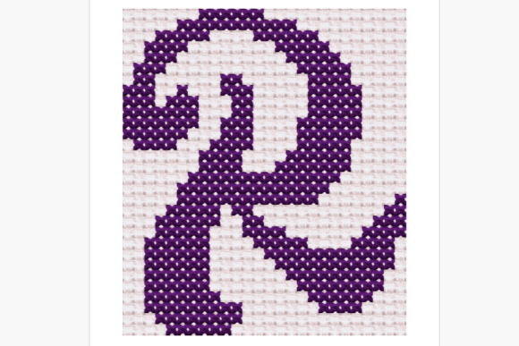 Review: Handwritten Letter R Cross Stitch for Holiday Collections