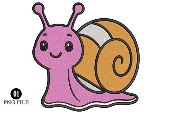 Reviewing the Cute Snail Embroidery Design for Craft Fairs